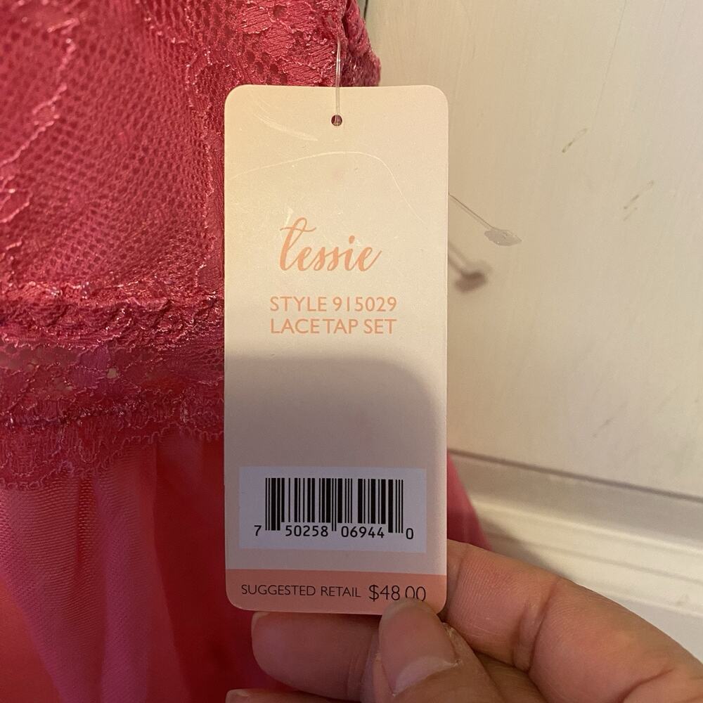 New HUSH INTIMATES Lessie Pink Babydoll Fairy Lace Tap Set Sexy WomenS Lingerie - Picture 6 of 11